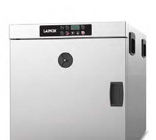 Szafa grzewcza 2-funkcyjna KMC052E 5x GN 2/1 lub 10x GN 1/1 LAINOX model KMC052E pojemność 5x GN 2/1 lub 10x GN 1/1 odległość między prowadnicami wymiary maks.