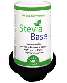 400 g 100 łyżeczek Sposób użycia: łyżeczka (4 g) SteviaBase odpowiada sile słodzącej 1½ łyżeczki cukru.