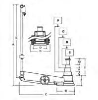 powietrza: 400 l / min A 1400 mm B 1320 mm C 525 mm D 270 mm E 150 mm F 78 mm G 72 mm H 150 mm K