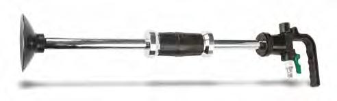1366/K5 Wyciągarka wgnieceń karoserii z podciśnieniową przyssawką, z udarem bezwładnościowym 1,1 kg Zestaw zawiera: 1 przyssawkę Ø 75 mm 1 przyssawkę Ø 100 mm 1 przyssawkę Ø 125 mm 1 hak 0