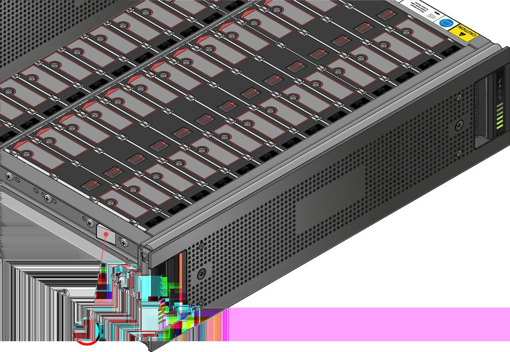 4. PRZESTROGA: W przypadku instalacji powyżej niższej części 20U szafy typu rack, aby uniknąć zranienia, należy użyć dostarczonego przez klienta mechanicznego podnośnika.