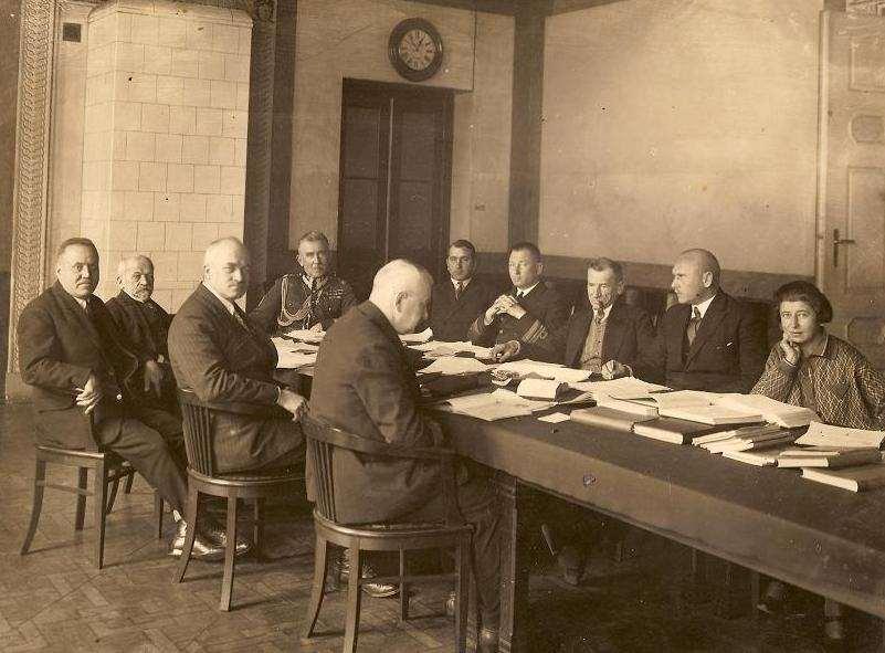 Posiedzenie komisji terminologicznej 1927