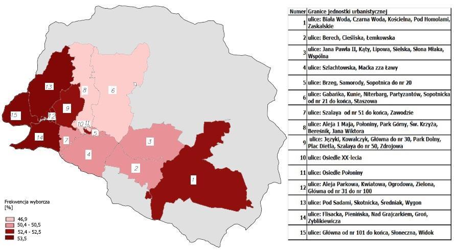Rysunek 9. Liczba NGO według rejestru powiatowego na 100 mieszkańców w 2015 roku Źródło: www.bazy.ngo.