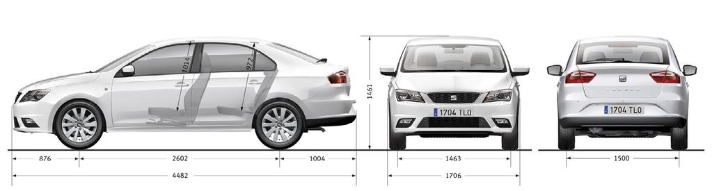 DANE TECHNICZNE SILNIKI Prędkość maksymalna (km/h) Przyspieszenie 0-100 km/h (s) Zużycie paliwa (l/100 km) Cykl miejski Cykl pozamiejski Cykl łączony Emisja CO2 (g/km) 1.