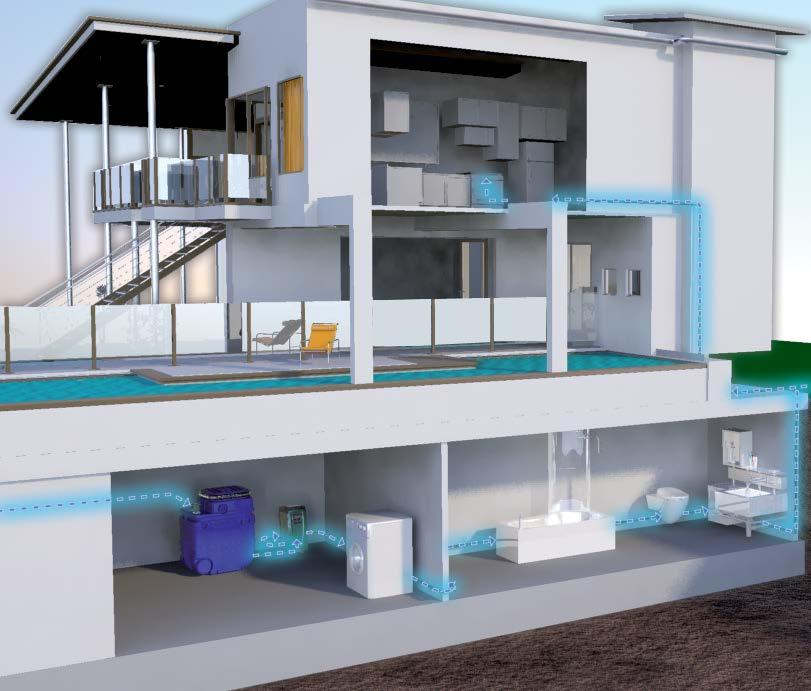 SYBOX to opatentowany, w pełni zintegrowany i kompaktowy system hydroforowy o wysokiej sprawności do stabilizacji i podnoszenia ciśnienia w domowych i komercyjnych instalacjach zaopatrzenia w wodę.