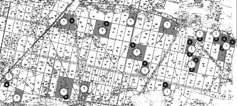 Z. Hawryœ et al. / Leœne Prace Badawcze, 2008, Vol. 69 (1): 57 65. 59 bloki doœwiadczalne study blocks Rycina 1.