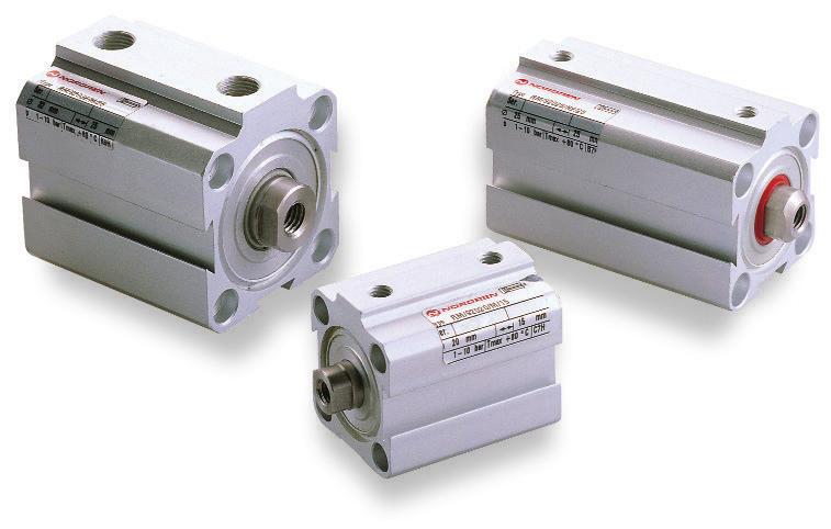 Si owniki Si owniki krótkoskokowe RM/92000/M Dwustronnego dzia ania Ø 12 do 100 mm 1/3 d ugoêci odpowiednich si owników ISO/VDMA Ma e opory ruchu, d uga ywotnoêç uszczelnieƒ OdpornoÊç a korozj
