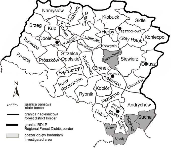 Zasiedlenie pniaków na pogromiskach... 5 Rys. 2.