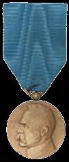 Odznaka Honorowa za Rany i Kontuzje (tu: 3 zranienia) dp Krzyż na Śląskiej Wstędze Waleczności i Zasługi (I stopnia) Medal Dziesięciolecia Odzyskanej Niepodległości dp Medal Pamiątkowy za Wojnę 1918
