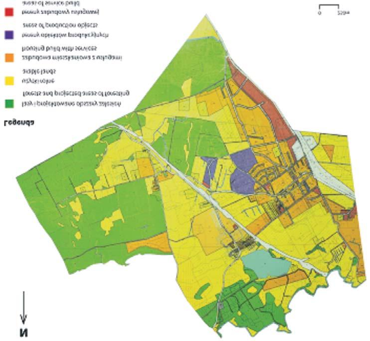 116 Sławomir Sobotka N lasy i projektowane obszary zalesień forests and projected areas of foresting użytki rolne arable lands zabudowa mieszkaniowa z usługami housing build with services tereny