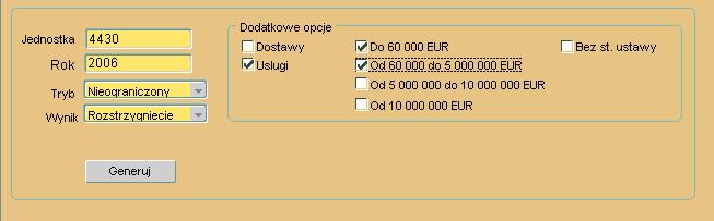 Rys 13. Wydruk formatki. Na pasku ikonek znajdują się również elementy umożliwiające wycinanie, kopiowanie oraz wklejanie danych rekordów.