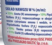 Zawarty w tym nawozie azot w formie amonowej, fosfor, potas i siarka (w formie siarczanowej) są świetnie rozpuszczalne. Ultra 15 to znakomite źródło pierwiastków dla roślin.