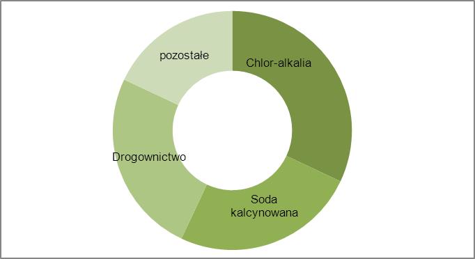 Sprawozdanie z działalności CIECH S.A. za 2011 rok 5 Działalność handlowa Spółki CIECH S.A. (kontynuacja) 5.2 Informacje o podstawowych produktach, towarach lub usługach.