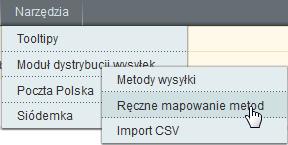 Moduł podczas tworzenia wysyłek będzie szukał metody z odpowiedniego kraju, mieszczącej się w wymaganym zakresie wagowym oraz najtańszej ze wszystkich.