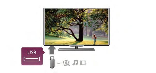 Mysz USB 8 - Naci"nij przycisk b (kilkakrotnie, je"li to konieczne), aby zamkn#% menu. Pami#% flash USB Mo&liwe jest przegl#danie zdj$% lub odtwarzanie muzyki i filmów z pod!#czonej pami$ci flash USB.
