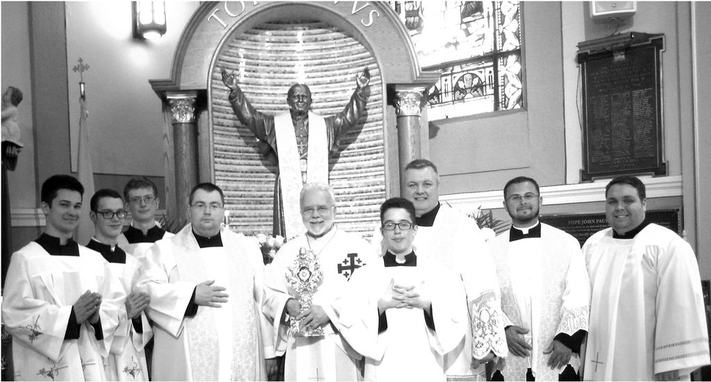 Thank You to All who made the Celebration of the Canonization of St. John Paul II so Beautiful! Thank You to the Altar Society for the new St. John Paul II vestments! Thank You to the St.