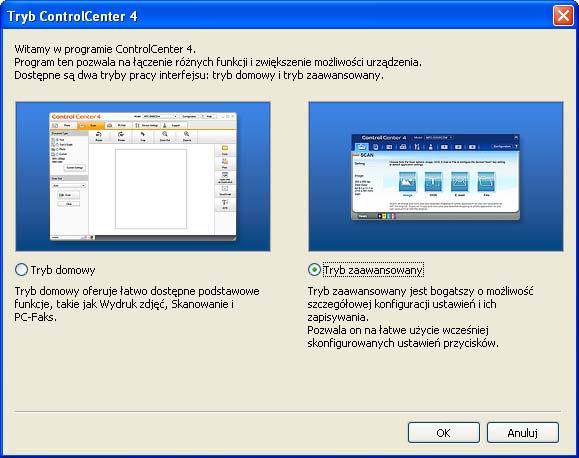12 Jak skanować z komputera 12 Skanowanie dokumentu jako pliku PDF za pomocą oprogramowania ControlCenter4 (Windows ) 12 (użytkownicy systemu Macintosh uu Instrukcja oprogramowania: Skanowanie)