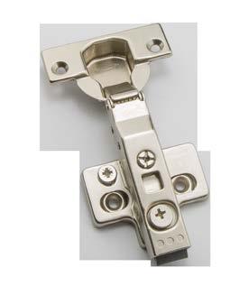 ZAWIASY Zawias puszkowy NAKŁADANY ze spowalniaczem CLIP-ON Soft closing hinge assembled