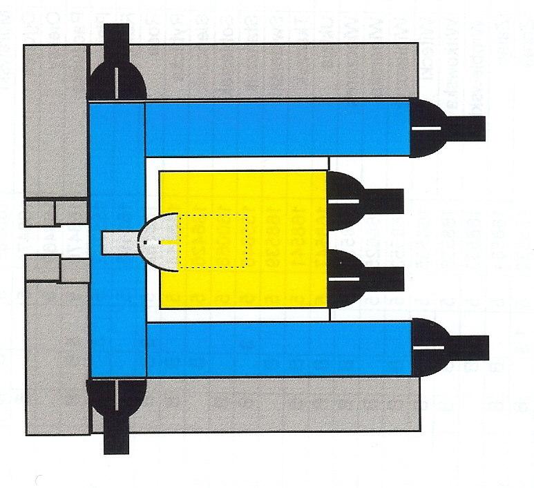 Detektor NaI z osłonami Pb Scyntylator plastikowy NaI LiH