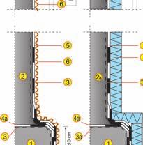 podłożu, na izolacji pionowej warstwa folii fundamentowej lub ocieplenie z polistyrenu ekstrudowanego PODŁOŻE: betonowe WARIANT I (bez ocieplenia) 1. Ława fundamentowa 2.