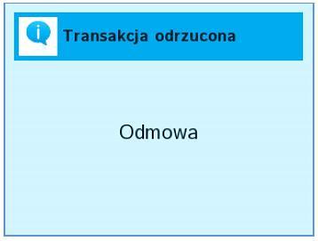 Jeśli połączenie zostanie wykonane poprawnie to terminal przechodzi do fazy analizy otrzymanych danych.