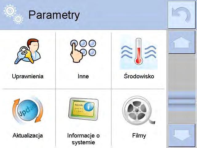 36. FILMY Opcja umożliwiająca wyświetlenie filmu instruktażowego, dotyczącego np. działania funkcji wagi.