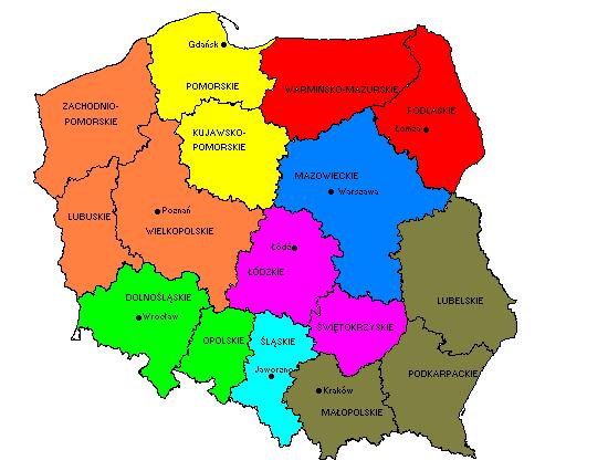 ZASIĘG TERYTORIALNY OKRĘGOWYCH KOMISJI EGZAMINACYJNYCH OKE w Gdańsku OKE w Jaworznie