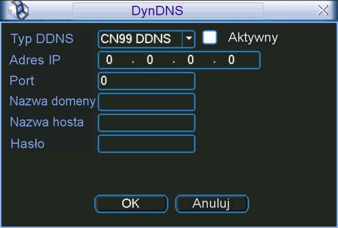 5-13 na str. 67). Odczytaj aktualny adres IP i użyj go do wprowadzenia w przeglądarce lub w programie zdalnym. Przez wykorzystanie usługi DNS.