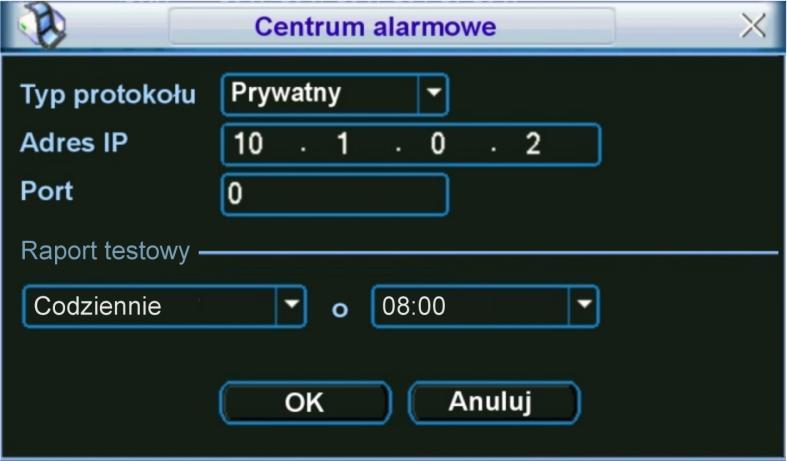 STRUKTURA MENU I OPIS DOSTĘPNYCH FUNKCJI zdarzenia, a zatem i wysyłanego do serwera FTP.