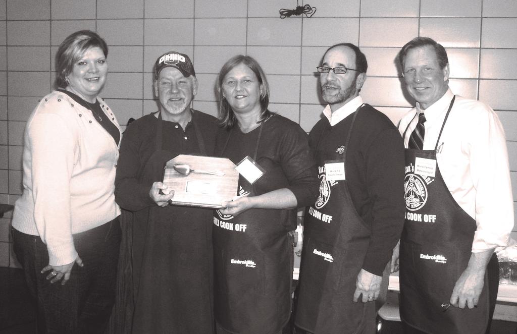 The 15 entries included a great variety from Italian Chili (Bob!