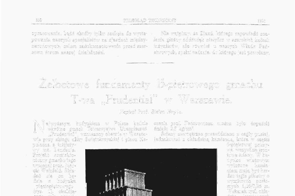 638 PRZEGLĄD TECHNICZNY 1931 opracowania, bądź choćby tylko zachęta do występowania naszych specjalistów na zjazdach międzynarodowych, celem zadoknmentowania przed szerszem forum naszej działalności,