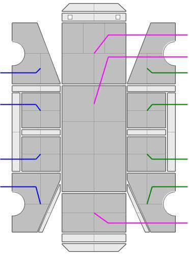 CAR BODY- Description of the varnished coating 350 250 950 ` 850 350 550 450 550 380 390 550 No. Component name L/R Thickness [µm] Description 1.