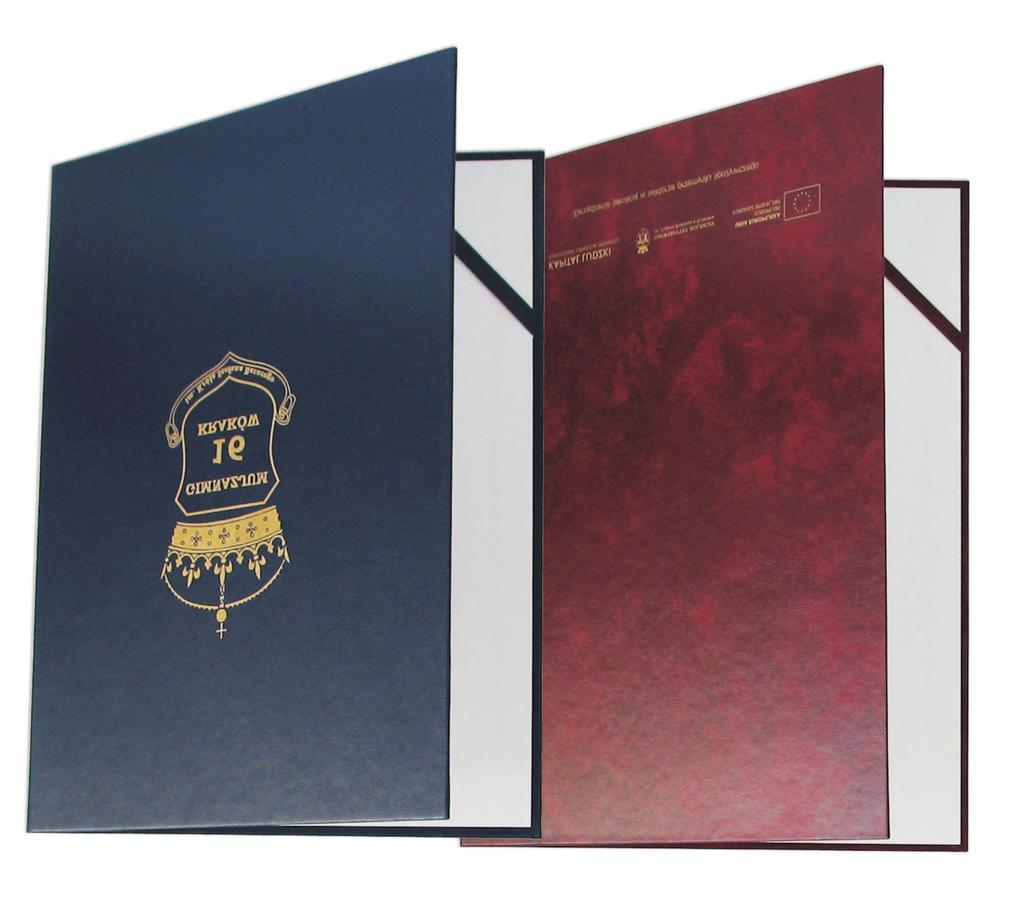 OFERTA DODATOWA W odpowiedzi na liczne zapytania i potrzeby rynku, wdrożyliśmy produkcję teczek i listów okolicznościowych.