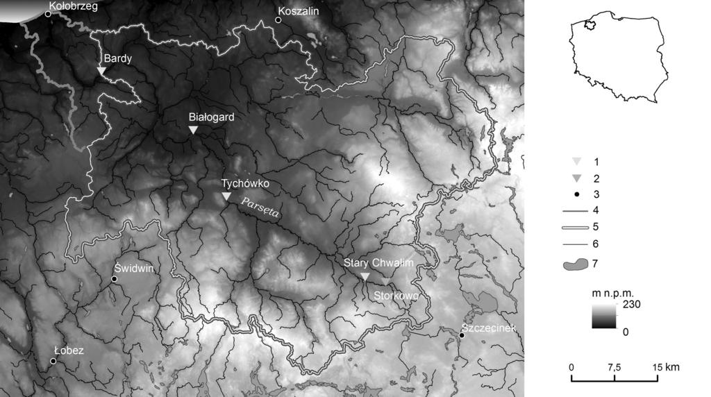 Joanna Gudowicz ocena wpływu jakości cyfrowych danych przestrzennych na wyniki modelowanego bilansu wodnego i transportu osadów (Svoray, Atkinson 2013).