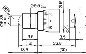 5) 4 176,00 148-245 0-5 mm 3,5 mm Z nakrętką mocującą 3