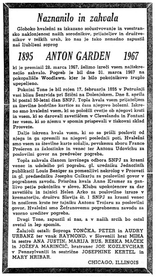 Ljudsko šolo v Šentvidu pri Stični je začel obiskovati septembra 1901.
