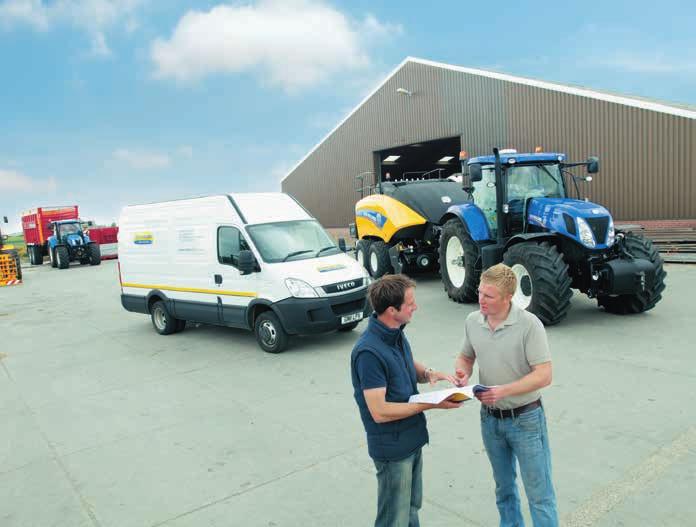 06 Wsparcie i usługi Satysfakcja Gwarantowana. Kupno maszyny New Holland to dopiero początek partnerstwa.