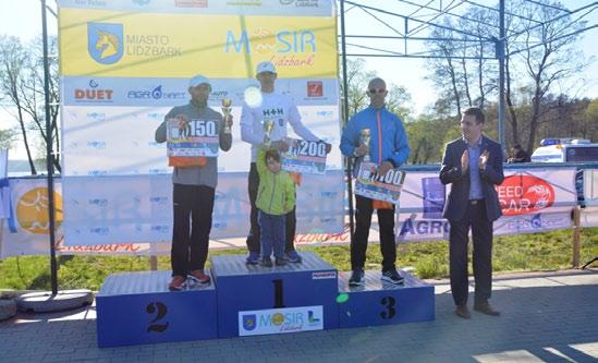 Drugie miejsce zajął: Robert Kaczorek z Bartniczki z czasem: 33:06 min.