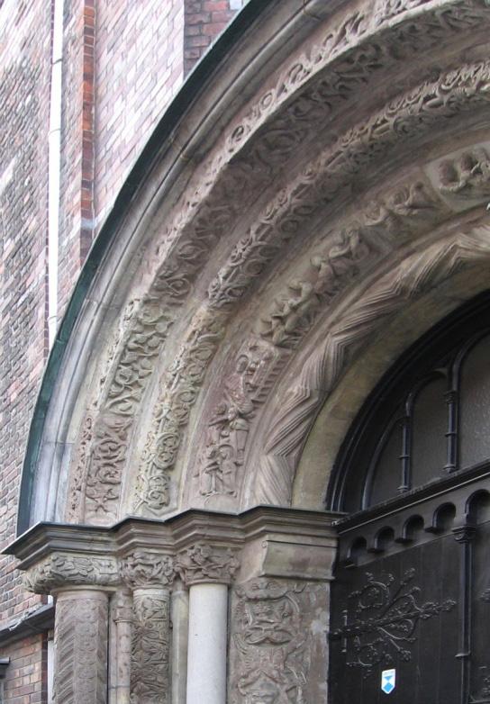 Sklepienia Portal kościoła we Wrocławiu Wnętrze