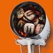 40-50 C / komina do rozpalania 80-90 C UTRZYMANIE CZYSTOŚCI Grille węglowe Grille gazowe i Q H Jeżeli grill jest