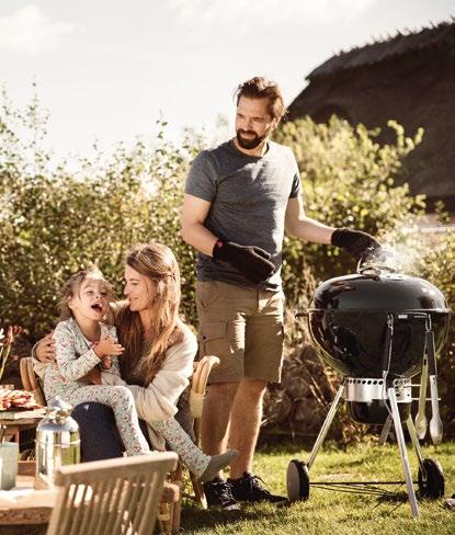 Pokrywa i misa Każdy grill węglowy Weber wyposażony jest w pokrywę i misę wykonane z wysokiej jakości stali amerykańskiej, powlekanej obustronnie emalią porcelanową, co zapewnia najlepsze odbijanie