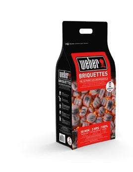 ilości. Brykiety Weber 4 kg Brykiety Weber 8 kg KOMIN DO ROZPALANIA Każdy wie, że prawidłowe rozpalenie grilla to połowa sukcesu.