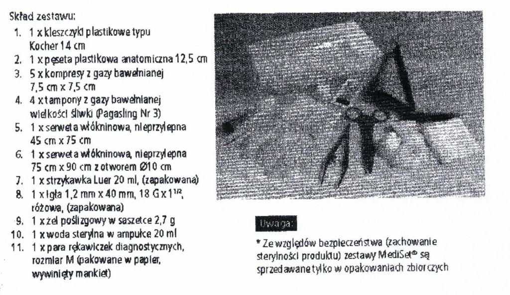 Pozycja 6 Czy Zamawiający dopuści możliwość zaoferowania opaski o szerokości 12 cm?