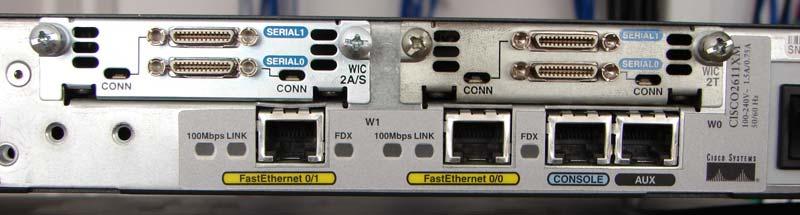 Router Interfejsy: Ethernet do połączenia z siecią LAN. Serial do połączenia z siecią WAN.
