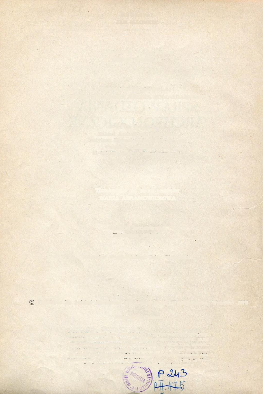Redaktor JAN MACHNIK Zastępca ZENON Redaktora WOŻNIAK Sekretarze Redakcji HELENA BURCHARD, HELENA ZOLL-ADAMIKOWA Adres Redakcji Zakład Archeologii Małopolski Instytutu Historii Kultury Materialnej