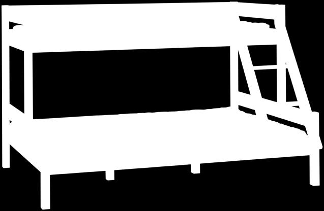Wysokość boku i zagłówka 96 cm.