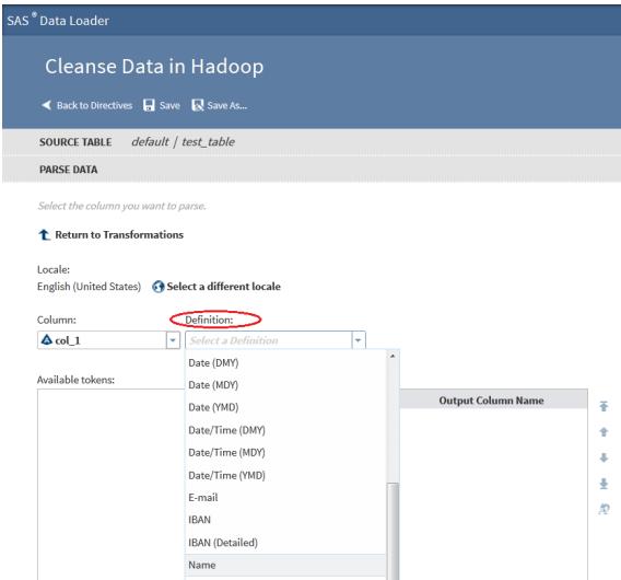 SAS Data Loader for Hadoop SAS