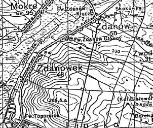 Żdanówek Wieś położona obecnie w centralnej części gminy Zamość. Powstała w I połowie XIX stulecia. Nie oznaczono jej jeszcze na bardzo dokładnym planie dóbr ordynackich z 1828 r.