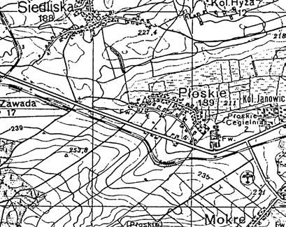 Płoskie Rozległa wieś w zachodniej części dzisiejszej gminy Zamość. Jej nazwa należy do typowych nazw topograficznych i wywodzi się od płaskiego terenu 301 w tzw. Padole Zamojskim.