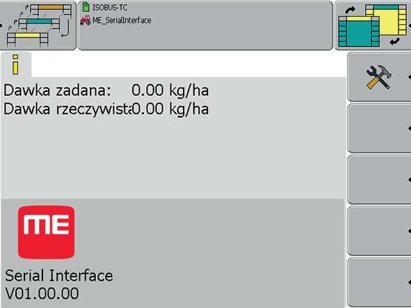 W menu Lista maszyn określić parametry już używanego rozsiewacza nawozów mineralnych lub utworzyć nową